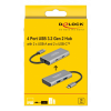 Delock External USB 3.2 Gen 2 USB Type-C Hub 2 x USBA and 2 x USBC 63260
