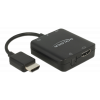 Delock HDMI Audio Extractor 4K 60 Hz compact 63276