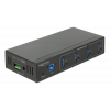 Delock External Industry Hub 4 x USB 3.0 Type-A with 15 kV ESD protect 63309