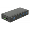 Delock External Industry Hub 7 x USB 3.0 Type-A with 15 kV ESD protect 63311