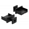 Delock Dust Cover for USB Type-A female with grip 10pcs, Black 64009