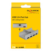 External USB 3.0 4 Port Hub with Locking Screw 64046