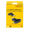 Delock 3 in 1 Monitor Adapter with USB-C™ / DisplayPort / mini Display 64060