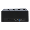 Delock USB 3.0 Docking Station for 4 x SATA HDD / SSD with Clone Funct 64063