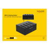Delock USB 3.0 Docking Station for 4 x SATA HDD / SSD with Clone Funct 64063