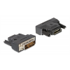 Delock Adapter DVI-25pin male > HDMI female with LED 65024