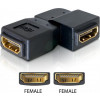 DeLOCK HDMI-adapter, 19-pin ho till ho, vinklad 65078