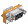 Delock Adapter Null Modem D-Sub 9 pin male > D-Sub 9 pin female 65255
