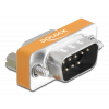Delock Adapter Null Modem D-Sub 9 pin male > D-Sub 9 pin female 65255