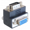Delock Adapter VGA male / female 90° angled 65289