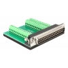 Delock Adapter Sub-D 37 pin male > Terminal Block 39 pin 65320