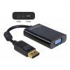 Delock Adapter Displayport 1.1 male > VGA female + Audio + Power 65439
