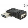 Adapter EASY-USB 2.0-A male > USB 2.0-A female angled L / R 65522