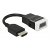 Delock Adapter HDMI-A male > VGA female with Audio 65587