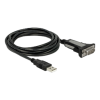 Adapter USB Type-A to 1 x serial RS-232 DB9 3m 65962