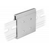 Delock Aluminium Mounting Clip for DIN Rail (4 mounting holes) 65992