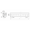 Delock DIN Rail 35 x 7.5 mm (19") AluminiumDelock DIN Rail 35 x 7.5 mm 66171
