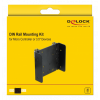 Delock DIN rail Mounting Kit for Micro Controller or 3.5″ Devices 66292
