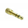 6.35 mm to 3.5 mm stereo adapter 3 pin metal 66390