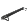 Delock 19″ Cable Management Brush Strip with 2 hooks 1U black 66486