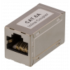DELTACO skarvdon CAT6a, FTP (skärmad), hona-hona, silver
