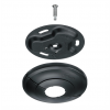 PUC 1011 Ceiling plate fixed Black 7210110