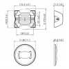 PUC 1060 Ceiling plate, flat ceiling Blk 7210604