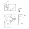 The PFI 3015 display interface is a part of the modular Connect-it system with which you can create your own ceiling solution for small- to medium-sized displays.
The PFI 3015 is suitable for small- to medium-sized displays (VESA 50x50, 75x75 or 100x100 