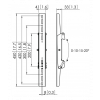 PFS 3304 Interface display strips 450mm 7233040