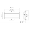 PFB 3402 Interface Bar 290mm Silver 7234024