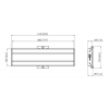 PFB 3405 Interface bar 515mm Silver 7234054