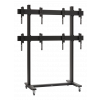 The PFT 8920 is a part of the universal video wall Connect-it system. Thanks to the modularity you can create your own video wall trolley.
Flexibility is the key feature of the Universal video wall trolley.
In case mobility is desired you can choose the