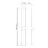PFA 9107 White pole covers for PUC 25xx Series 7291071