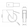 PFA 9114 Wheels Heavy Duty for Trolley 7291144