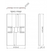 PFA 9121 Back Covers 50-55 inch Portrait 7291210