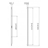 The PLA 9138 UniSee spacer can be used in order to position the vertical profiles (PLM 8030) and the UniSee adapters on the correct positions. 7291384