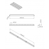 The PFA 9143 consists of 3 arms that can be used to extend the PFA 9141 7291430