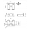 The PUA 9515 is part of the modular Vogel's display/projector mounting system which enables you to easily create your own (H-beam/girder) mounting solutions for medium- to large-sized displays.
The PUA 9515 is designed for mounting displays and projector