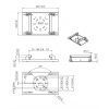 The PUA 9516 is part of the modular Vogel's display/projector mounting system which enables you to easily create your own (H-beam/girder) mounting solutions for medium- to large-sized displays. The PUA 9516 is designed for mounting flat displays and proje