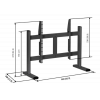 Bordstativ för LCD/plasma, med universaladapter för montering av TV:n, för 36 till 42 tum med en maximal vikt på 50 kg. 7320500