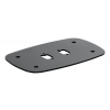 PFF 7060 Floor Mounting Plate Black 7327060