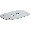 PFF 7060 Floor Mounting Plate Silver 7327064