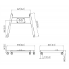 PFT 8520 Trolley Frame Large Silver 7328524