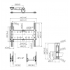 PFW 3030 Display Wall Mount Turn and Tilt 7330300