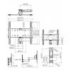 PFW 3040 Display Wall Mount Turn and Tilt 7330400