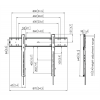 PFW 6800 Display Wall Mount Fixed 7368000