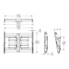 PFW 6851 Display Wall Mount, Turn Tilt max.80kg 7368510