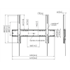 PFW 6910 Display Wall Mount Tilt, XXL 7369100