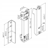 PLS 8001 LED Vertical Profile Mounting strip 7380010