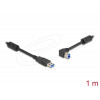 USB 5Gbps Cable Type-A male > Type-B male 90° left angled 1m 81100